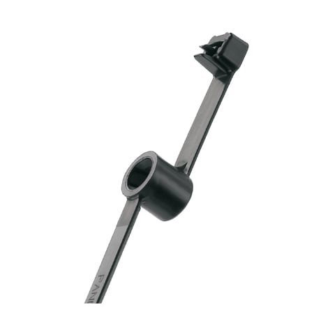 Panduit Cable Tie, 7 in L, 1.57 in Max Bundle Dia., Black, Nylon 6/6, 50 lb Strength, 500 PK PRST40SC-D30